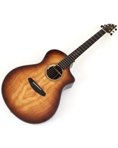Breedlove Premier Concert Shadowburst CE Figured Red Cedar-Figured Rosewood Guitar, PRCN81CERCIR-LTD