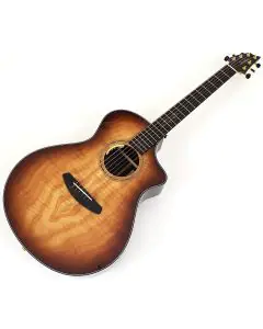 Breedlove Premier Concert Shadowburst CE Figured Red Cedar-Figured Rosewood Guitar, PRCN81CERCIR-LTD