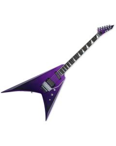 ESP E-II Alexi Laiho Ripped Sawtooth Guitar Purple Faded Pinstripes, EIIALEXIRIPPED