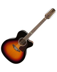 Takamine GJ72CE-12BSB G-Series G70 12 String Acoustic Guitar in Brown Sunburst Finish, TAKGJ72CE12BSB