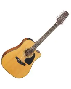 Takamine GD30CE-12NAT G-Series G30 12 String Acoustic Electric Guitar in Natural Finish, TAKGD30CE12NAT