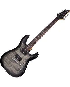 Schecter C-6 Plus Electric Guitar Charcoal Burst, 446
