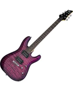 Schecter C-6 Plus Electric Guitar Electric Magenta, 445