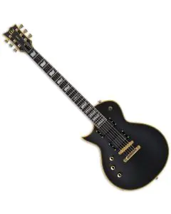 ESP LTD Deluxe EC-1000 VB Vintage Black Lefty Guitar, EC-1000 VBLH