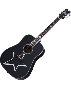 Schecter Robert Smith RS-1000 Busker Acoustic Guitar Gloss Black, 283