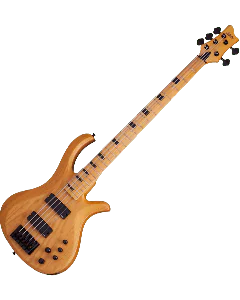 Schecter Riot-5 Session Electric Bass in Aged Natural Gloss Finish, 2853
