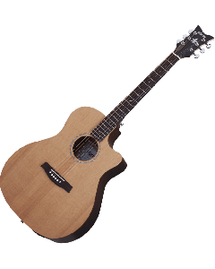 Schecter Deluxe Acoustic Guitar in Natural Satin Finish, 3715