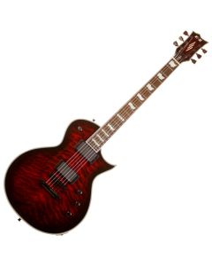 ESP E-II Eclipse QM STBCSB See Through Black Cherry Sunburst Quilted, EIIECQMSTBCSB