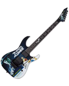 ESP LTD Kirk Hammett White Zombie KH-WZ Signature Electric Guitar Black, LKHWZ