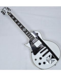 ESP LTD Iron Cross James Hetfield Left Hand Electric Guitar in Snow B-Stock, LTD Iron Cross LH