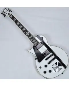 ESP LTD Iron Cross James Hetfield Left Hand Electric Guitar in Snow B-Stock, LTD Iron Cross LH