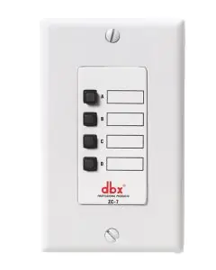 dbx ZC7 Wall Mounted Zone Controller, DBXZC7V