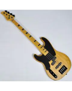 Schecter Model-T Session Left-Handed Electric Bass Guitar in Aged Natural Finish, 2849