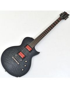 ESP LTD BB-600 Baritone Electric Guitar See Thru Black Sunburst Satin B-Stock, LBB600BQMSTBLKSBS.B