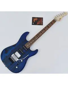 G&L USA Invader Spalted Alder Top Electric Guitar in Clear Blue. Brand New!, USA INVADER CLF1803171