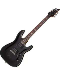 Schecter Omen-6 Electric Guitar in Gloss Black Finish, 2060