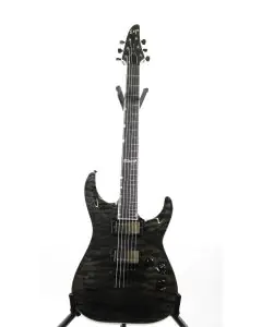 ESP USA Horizon See Thru Black Electric Guitar, EUSHORSTBLK