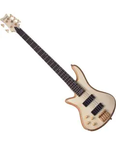 Schecter Stiletto Custom-5 Left-Handed Electric Bass Gloss Natural, 2542