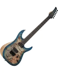 Schecter Reaper-6 Electric Guitar in Satin Sky Burst, 1501