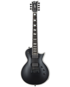 ESP E-II Eclipse-7 Evertune Black Satin Electric Guitar w/Case, EIIEC7ETBLKS