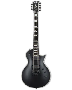 ESP E-II Eclipse-7 Evertune Black Satin Electric Guitar w/Case, EIIEC7ETBLKS