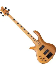Schecter Session Riot-4 Left-Handed Electric Bass in Aged Natural Finish, 2856