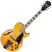 Ibanez George Benson GB10EM Signature Hollow Body Electric Guitar Antique Amber, GB10EMAA