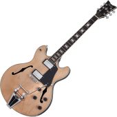 Schecter Corsair Semi-Hollow Electric Guitar Gloss Natural, SCHECTER1553