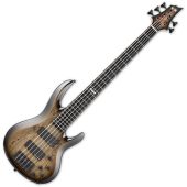 ESP E-II BTL-5 5 String Electric Bass Black Natural Burst, EIIBTL5BLKNB
