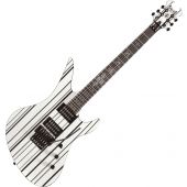 Schecter Synyster Standard Electric Guitar Gloss White with Black Pinstripes, SCHECTER1746