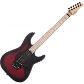 Schecter Miles Dimitri Baker SVSS Electric Guitar Crimson Red Burst Satin, SCHECTER2135
