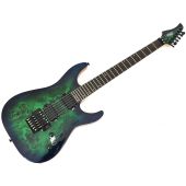 Schecter C-6 Pro FR Electric Guitar Aqua Burst B-Stock 1191, 3635.B 1191