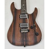 Schecter C-1 Exotic Ebony Guitar Natural Satin B-Stock 0397, 3337