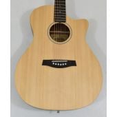 Schecter Deluxe Acoustic Guitar Natural Satin Finish B-Stock 4708, 3715