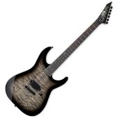 ESP LTD M-1001NT QM Guitar in Charcoal Burst, LM1001NTQMCHB