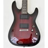 Schecter Demon-6 Crimson Red Burst Guitar B Stock 0343, 3680
