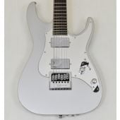 ESP LTD KS M-6 Evertune Ken Susi Metallic Silver Guitar 0273, LKSM6ETMS