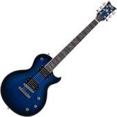 Schecter Solo-II Supreme Guitar See Thru Blue Burst, 2590