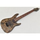 Schecter Omen Elite-7 Guitar in Charcoal, 2457