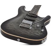 Schecter California Classic Electric Guitar Charcoal Burst, 7302