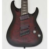 Schecter Omen Elite-7 Multiscale Guitar Black Cherry Burst, 2462