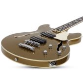 Schecter Corsair Bass in Metallic Gold, 1551