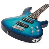 Schecter C-4 Plus Bass Ocean Blue Burst, 589