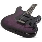 Schecter Traditional Pro Guitar Transparent Purple Burst, 865