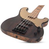 Schecter Model-T 4 String Exotic Bass Ziracotte, 2834