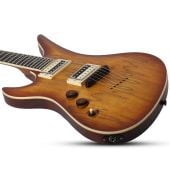Schecter Avenger Exotic Lefty Guitar Spalted Maple, 582