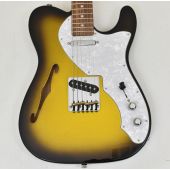 G&L USA ASAT Classic Thinline Semi Hollow Guitar 2 Tone Goldburst, USA ACLTL SH