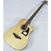 Ibanez AWB50CE-LG Artwood Series Acoustic Electric Bass in Natural Low Gloss Finish, AWB50CELG