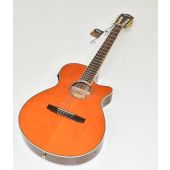 Ibanez AEG10NII Classical Acoustic Electric Guitar Tangerine B-Stock 0242, AEG10NIITNG.B 0677