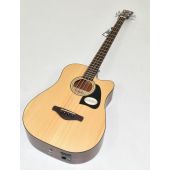 Ibanez AWB50CE Artwood Natural Low Gloss Acoustic Electric Guitar 5057, AWB50CENT